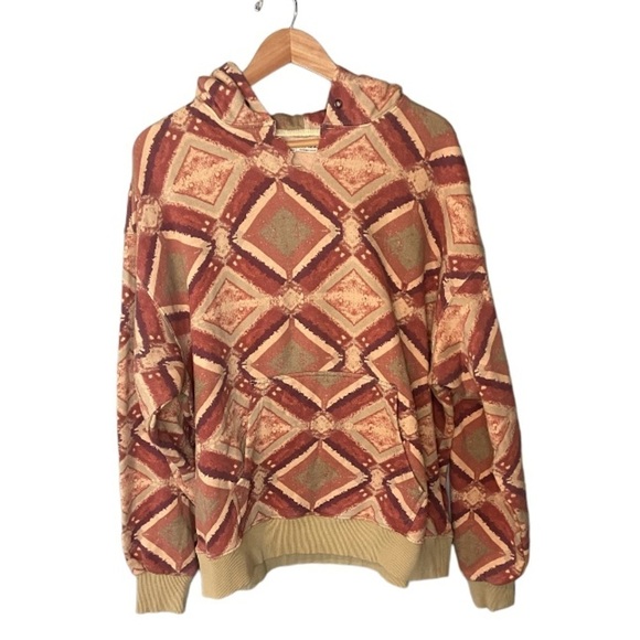 NWT Free People It’s A Vibe Printed Hoodie War Combo - Picture 4 of 11